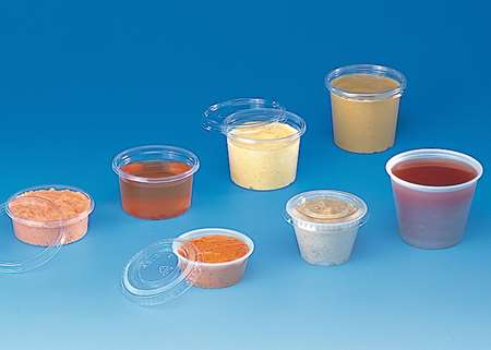 Image de POT A SAUCE PET TRANSPARENT 160 CC DELIPACK