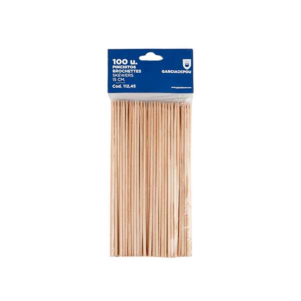 Image de PIQUES BROCHETTES 15 CM