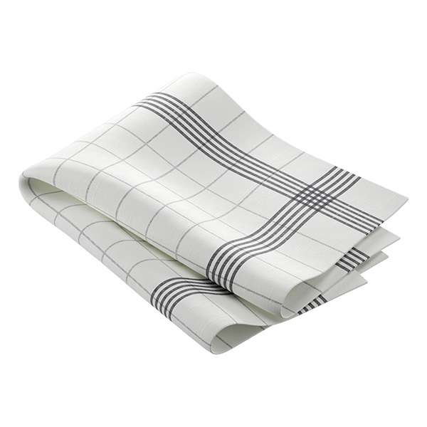 Image de SERVIETTE DUNILIN 38 X 54CM TOWEL NAPKIN GRIS FONCE