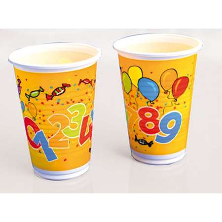 Image de GOBELET CARTON 25 CL JOYEUX ANNIVERSAIRE