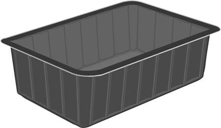 Image de BARQUETTE SCELLABLE MICRO-ONDABLE NOIR 375CC