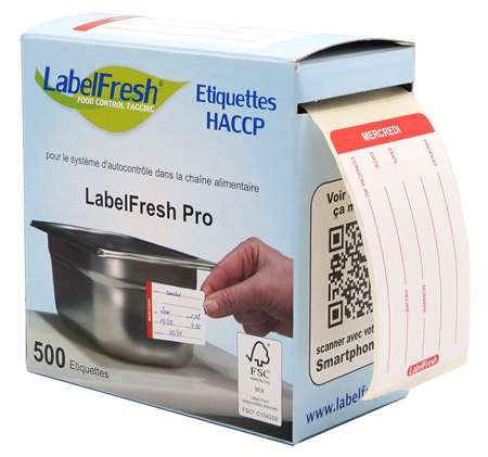 Image de ETIQUETTE LABELFRESH PRO 70x45 MERCREDI