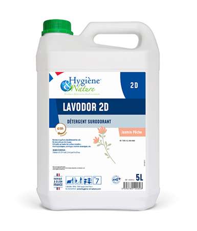 LAVODOR 2D JASMIN PECHE - Bidon de 5 Litres