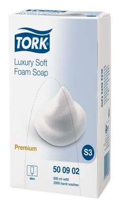 TORK SAVON S3 LUXURY MOUSSE DOUX - Ct de 4