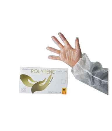 Image de GANT POLYTENE NON POUDRE TAILLE M - Bte de 200