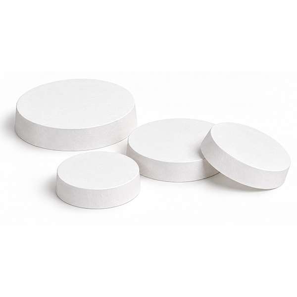 Image de DESSUS DE VERRE PAPIER BLANC diam; 72 mm - Paquet de 1000