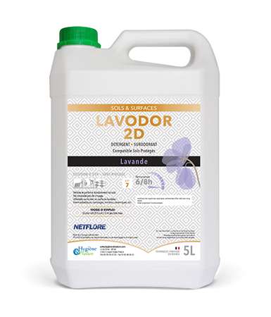 PREST'HYG FLOOR 2D LAVANDE INTENSE - Bidon de 5 Litres