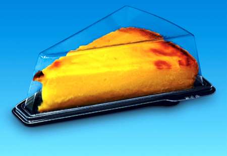 Image de TRIANGLE PART DE TARTE FOND NOIR/COUV CRISTAL TAKIPACK