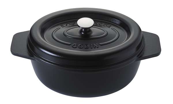 Image de FONTE COCOTTE NOIR OVALE 30CM 5L
