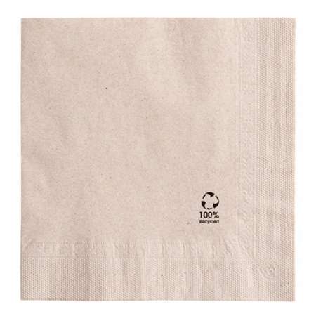 SERVIETTE ECOLABEL 33 X33CM NATUREL