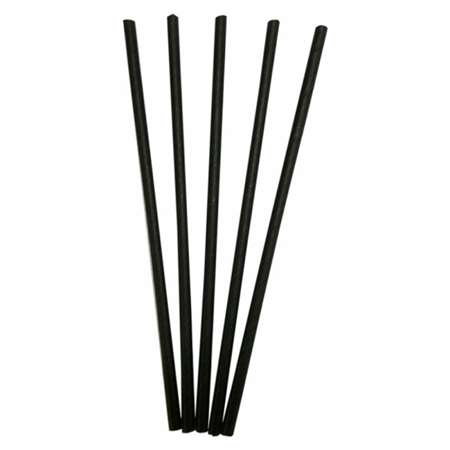 Image de PAILLE DROITE Ø 0,60x20 CM NOIR PAPIER RECYCLABLE