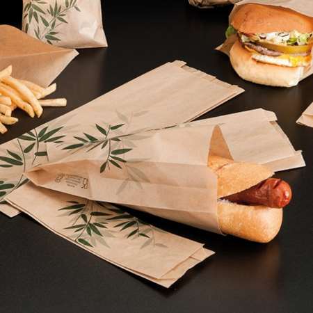 Image de SAC SANDWICH FEEL GREEN INGRAISSABLE 12+4x35cm