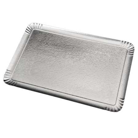 Image de PLATEAU TRAITEUR 19 X 28 NOIR/OR - Paquet de 100