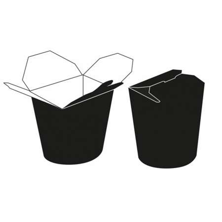 Image de POT À PATES 480 ML Ø8x9 CM NOIR