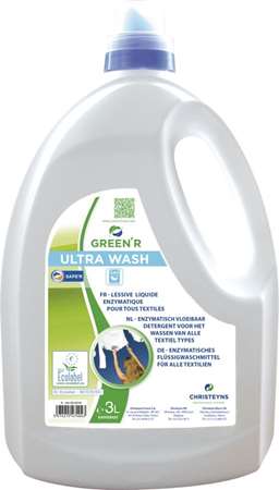 Image de CHRISTEYNS GREEN'R ULTRA WASH LESSIVE LIQ 3L