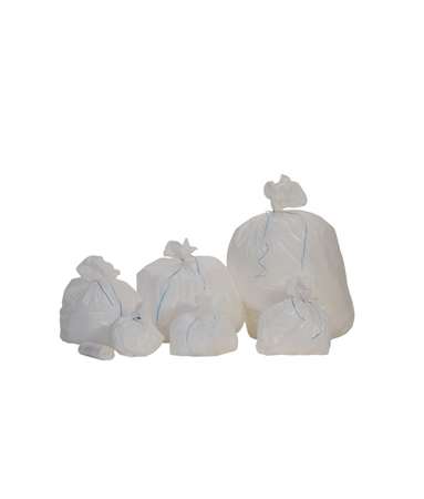 SAC POUBELLE 10L BLANC HD