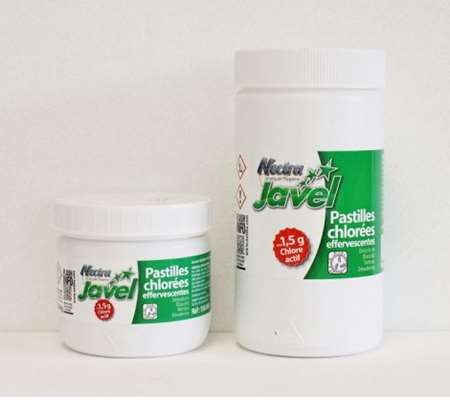 JAVEL PASTILLES CHLOREES EFFERVESCENTES 3.30 GR