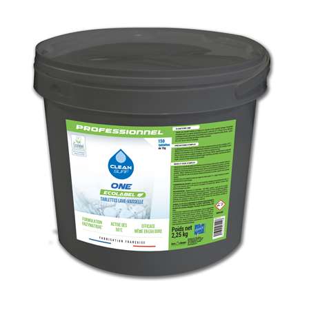 Image de CLEAN'SURF PASTILLES LAVE VAISSELLE ONE ECOLABEL 150P
