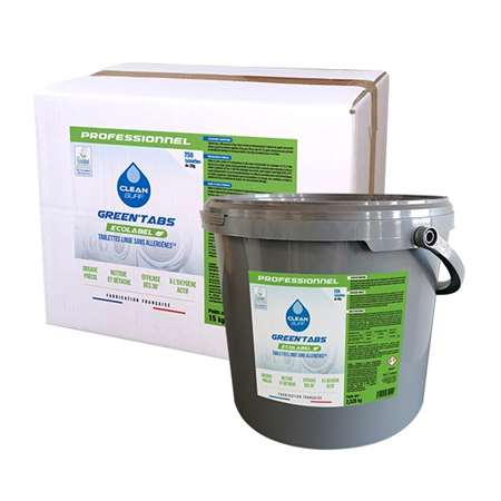 Image de CLEAN'SURF GREEN TABS PASTILLE LINGE CONCENTREE ECOLABEL