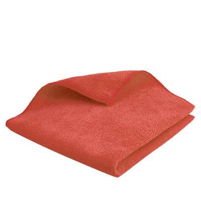 Image de LAVETTE MICROFIBRE CLASSIC 230 g/m² 38x38cm  ROUGE