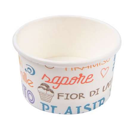 Image de POTS À GLACES 'PAROLE' 70 ML 210 + 18 PE G/M2 Ø6,5x3,9 CM BL