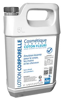 Image de SAVON CORPS ET CHEVEUX COTON FLEURI