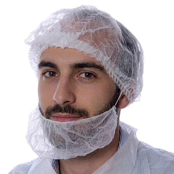 Image de CACHE-BARBE PLP NON TISSE BLANC