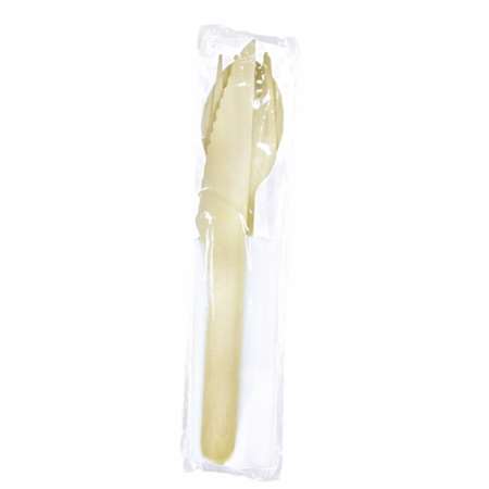 Image de SACHET COUVERT+SERVIETTE 'MAKAN' 16 CM NATUREL BOIS