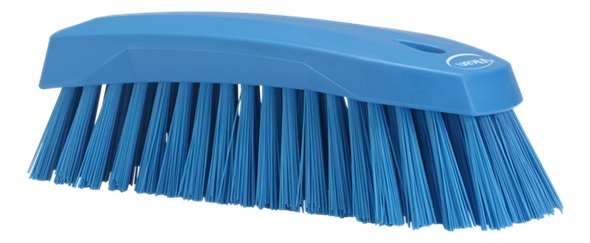 BROSSE A MAIN DUR 200mm BLEU