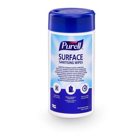 Image de PURELL LINGETTES DESINFECTANTES SURFACES x100