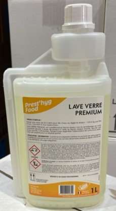 Image de PREST'HYG FOOD LAVE VERRE PREMIUM 1L