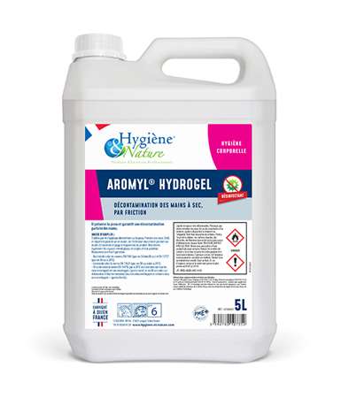 Image de GEL HYDROALCOOLIQUE AROMYL HYDROGEL - 5L