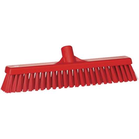 Image de BALAI ALIMENTAIRE FIBRES DURES/SOUPLES 410MM ROUGE