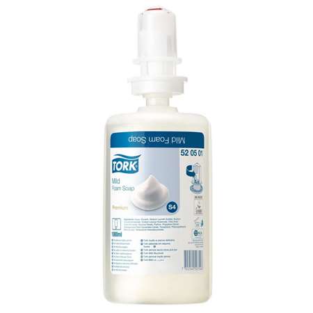 Image de TORK SAVON MOUSSE DOUX 1000ml - S4