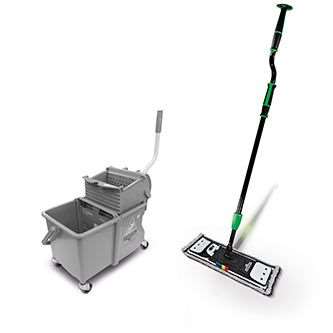 Image de KIT BALAI ERGO SANS RESERVOIR + SEAU + PRESSE + MOP