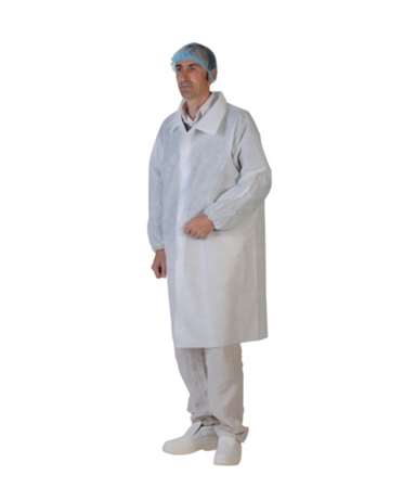 Image de BLOUSE PLP NON TISSE BLANC 30G XL