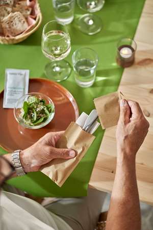 Image de SACCHETTO SLIM DUNISOFT MARRON ECO