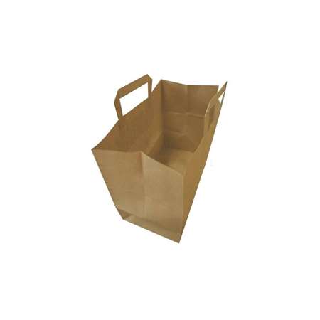 Image de SAC KRAFT BRUN 26x17x25 POIGNEE PLATE