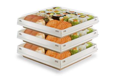 Image de BOITE FOND CARTON 750CC+CV RPET LUXIFOOD