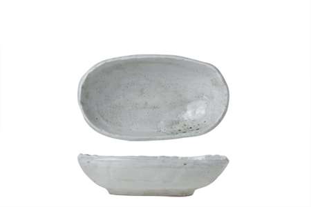 Image de COUPELLE OVALE 19X11XH.5CM DOLMEN GRIS