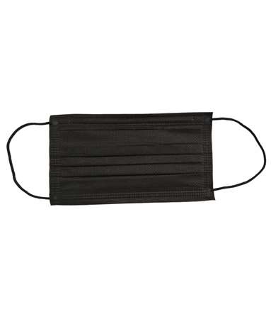 Image de MASQUE DE CHIRURGIE 3 PLIS NOIR Bte de 50