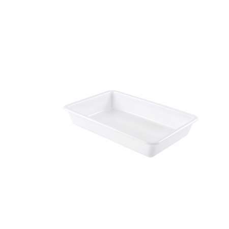 BAC PLAT 2L 300x200x63MM BLANC