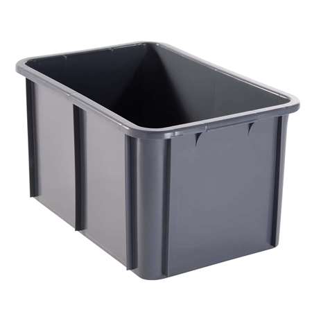 Image de BAC RECTANGULAIRE 55L GRIS