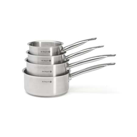 Image de CASSEROLE Ø14-16-18-20CM INOX PRIM'APPETY LOT DE 4 TOUS FEUX