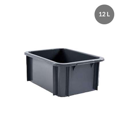 Image de BAC RECTANGULAIRE 12 L GRIS
