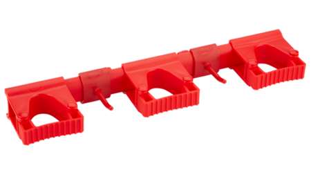 Image de SUPPORT MURAL HI-FLEX 420mm 3 ACCROCHES ROUGE