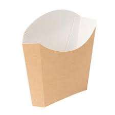 Image de BOITE A FRITES 'THEPACK' 135G CARTON MARRON