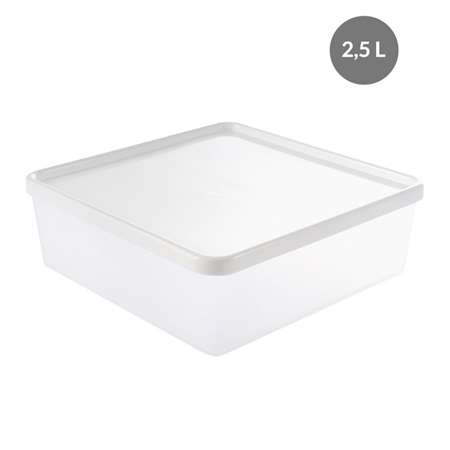 Image de BOITE HERM PP + COUVERCLE TRANSPARENT 2.5L