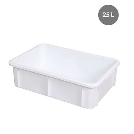 Image de BAC RECTANGULAIRE 25L BLANC