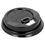 Image de COUVERCLES POUR GOBELETS 120 ML HAUT NOIR PS